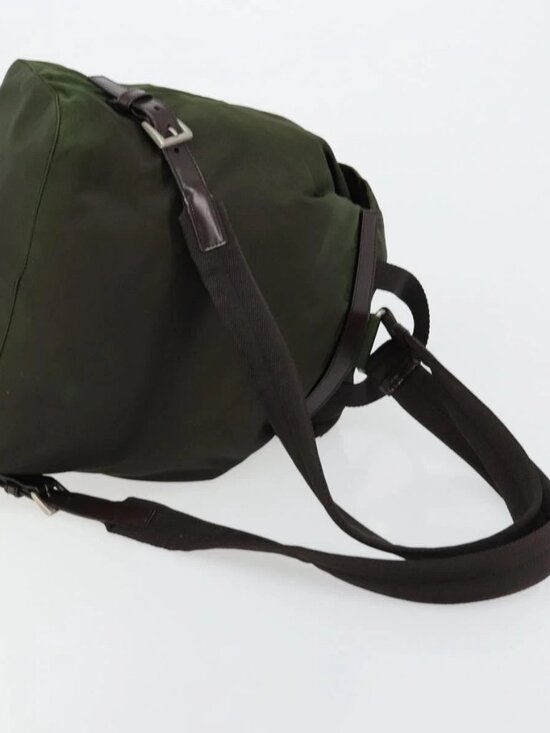PRADA Backpack Nylon Khaki Auth bs22082 main image 7